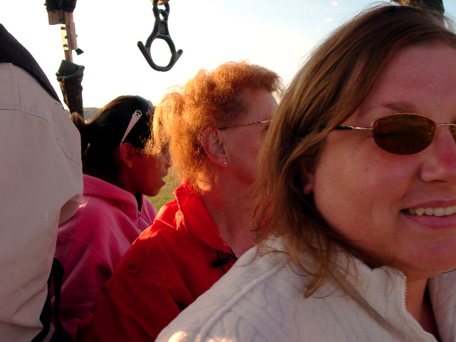 Hot air ballon ride
