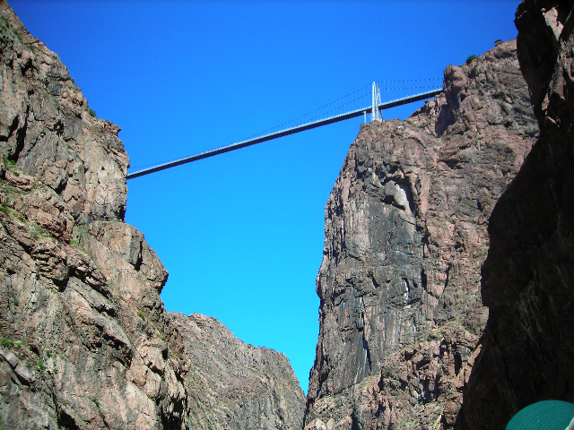Bridge above tracks